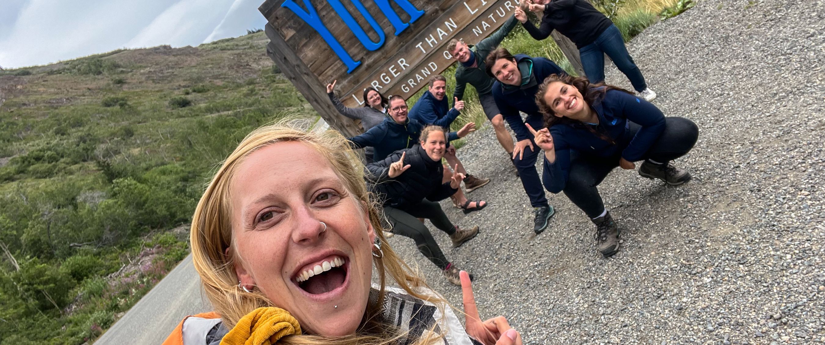 Ines op groepsreis door Canada met verhuurmateriaal van A.S.Adventure