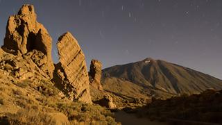 Mount Teide by night