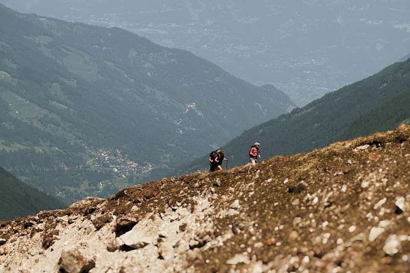 Dit zit er in Brents rugzak voor hiken & trailrunnen in Zwitserland