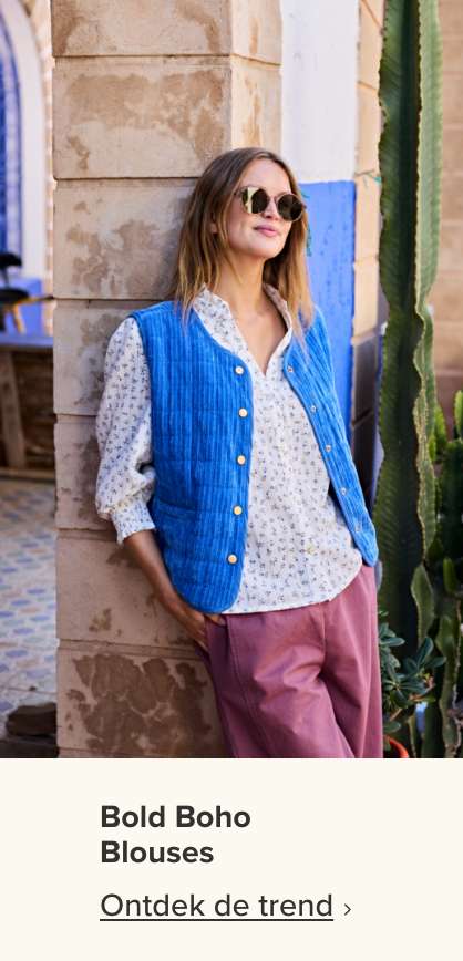 Trend: Bold boho blouses