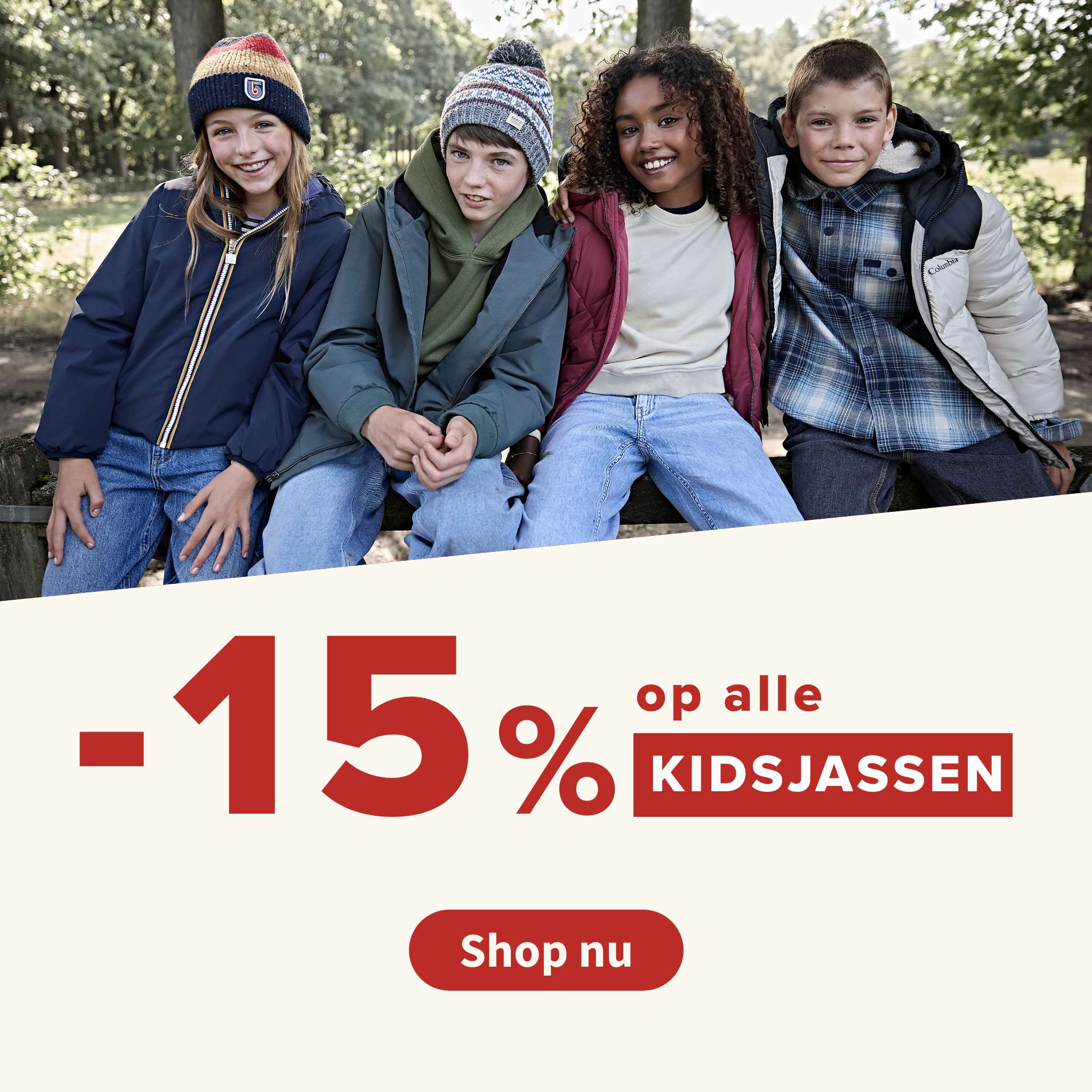 -15% op alle kidsjassen