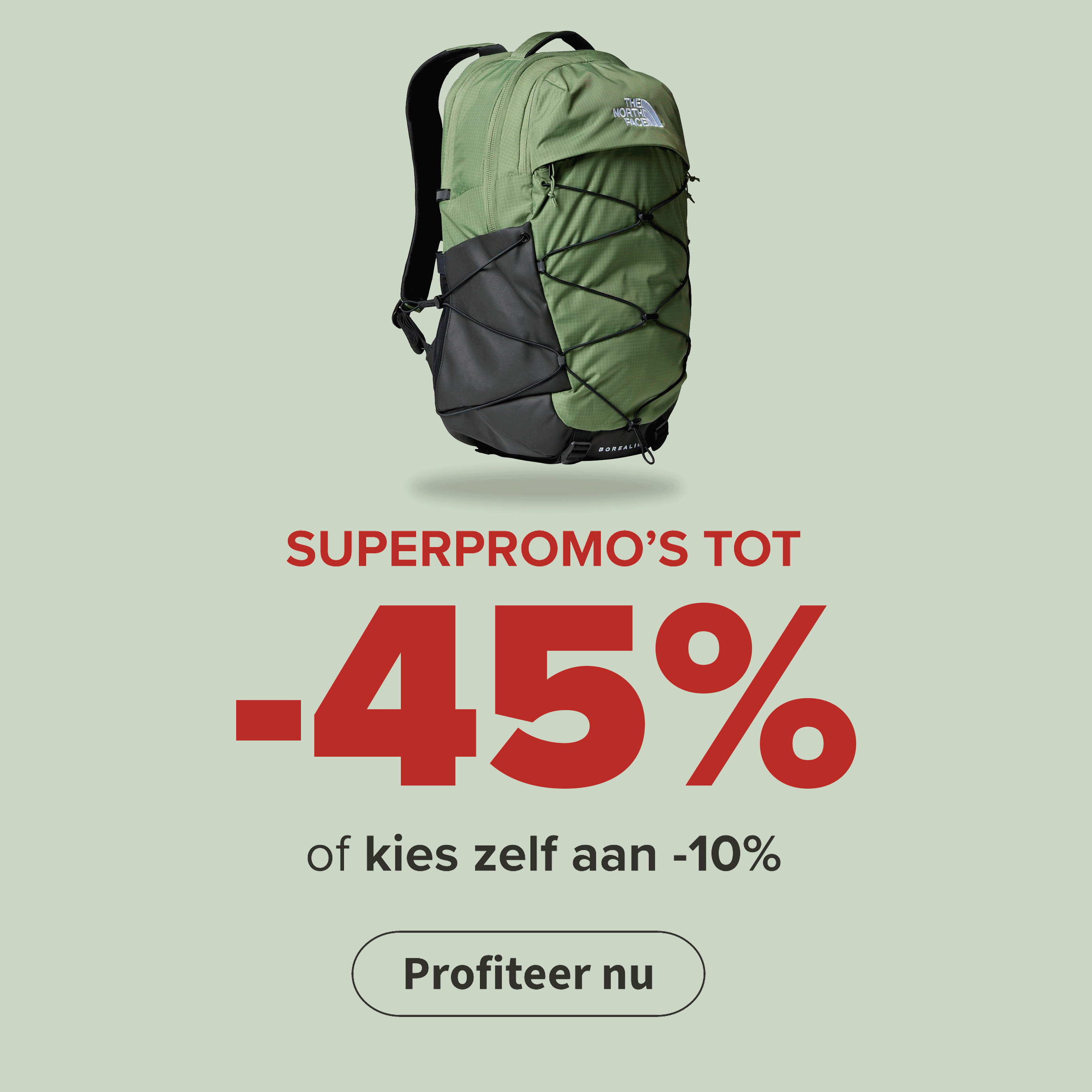 Superpromo's dagrugzakken tot -45% of kies zelf aan -10%*