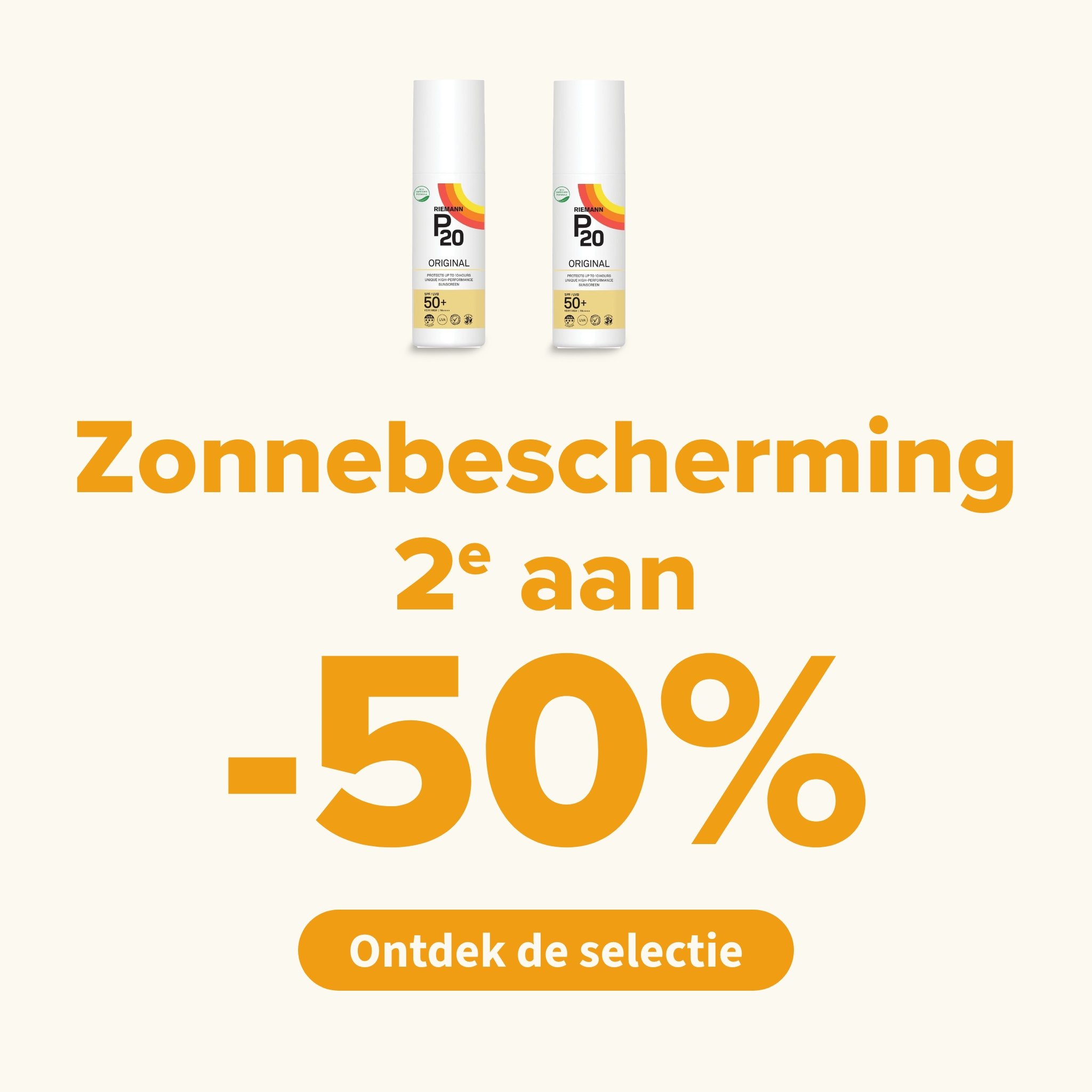 Zonnebescherming 2e aan -50%